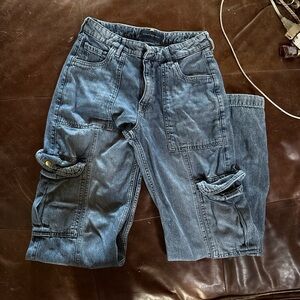 Aeropostale Denim Utility Cargo Pants